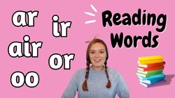 ar or air ir oo Words | Learning to Read | Reading Words | British Teacher Instructional Video