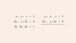 Algebra 44 - Solving Systems of Equations in Three Variables Instructional Video
