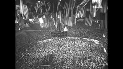 Herbert Hoover speaks at Madison Square Garden, 1932 News Clip