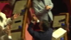 CLEAN : Salvini speaks in Italian Senate ahead of vote on migrant trial immunity News Clip