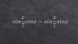 Write an expression as a single trigonometric function using sum and difference formula Instructional Video