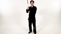 How to Do the Hasso No Kamae Katana Sword Fighting Stance Instructional Video