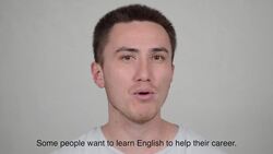 A1 English Listening Practice - New Year's Resolutions Instructional Video