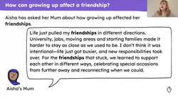 Changing friendships Instructional Video