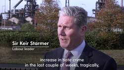 Starmer calls on Government to address 'gaps in the law' after protester caught chanting 'jihad' News Clip