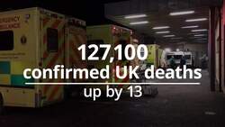 Coronavirus in numbers: UK deaths rise by 13 News Clip