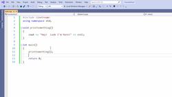 C++ Developer - Function Prototypes and Definitions Instructional Video