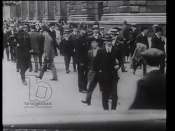 WW1 recruitment in the UK, 1914 Stock Footage
