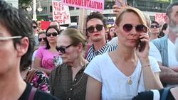 CLEAN : Croatians rally for abortion rights, women's health News Clip