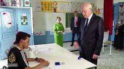 Tunisians protest against Saied ahead of parliamentary elections News Clip