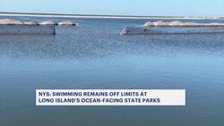 Parts of Jones Beach go underwater from Hurricane Erin. See the videos. News Clip