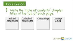 Outlining an Informational Text: Grouping Facts into Chapters Instructional Video