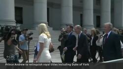 Prince Andrew gives up royal titles after King Charles meeting News Clip