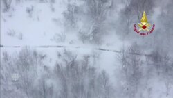 Searchers blocked by massive snow while trying to reach buried hotel News Clip