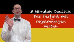 Present Perfect with Regular Verbs - 3 Minuten Deutsch #37 (auf Deutsch) Instructional Video