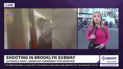 10 People Shot In NYC Subway, Manhunt Underway For Shooter News Clip