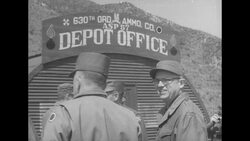 US Army Secretary Stevens, Gen. Maxwell Taylor, and Gen. Mark Clark visit Korean front News Clip