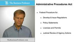 Understanding the Administrative Procedures Act and Its Importance Instructional Video