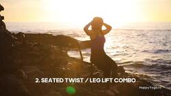 4 Moves to Work Your Waist While Seated in a Chair Instructional Video