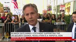 Antony Blinken says there is Israeli ‘consensus’ on Gaza ceasefire plan News Clip