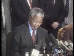 Nelson Mandela is inaugurated as president of South Africa, 10th May 1994 Stock Footage