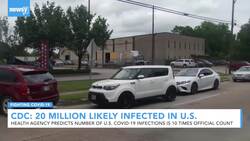 CDC Says 20 Million Americans Are Likely Infected With The Coronavirus News Clip