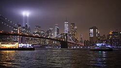 Light Tribute 9 11. Stock Footage