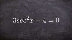 Learn how to solve a multi step equation using trig Instructional Video