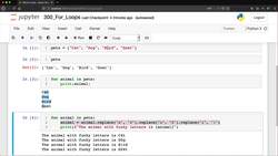 Python for Everybody: The Ultimate Python 3 Bootcamp - For Loops Instructional Video