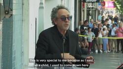 Director Tim Burton receives star on Hollywood Walk Of Fame in glamorous A-list affair Instructional Video