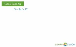 Solving Inequalities with Negative Coefficients Instructional Video