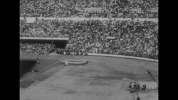 Track and Field events in the 1952 Olympics in Helsinki, Finland News Clip
