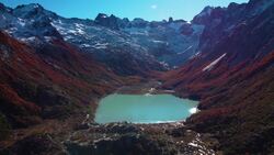 Tierra del Fuego Unveiled: Drone Explores the Edge of the World Stock Footage