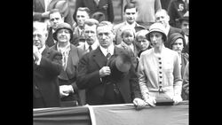 Cadets from Boston public high schools march in 1932 parade in Boston News Clip