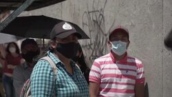 CLEAN : Long queues at polling stations as Ecuador votes amid pandemic News Clip