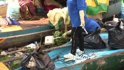 CLEAN : Cambodian students, volunteers pick trash on World Cleanup Day News Clip