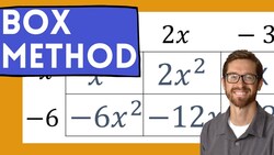 Multiplying Polynomials with the Box Method Instructional Video