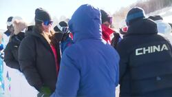 China's Eileen Gu wins freeski halfpipe World Cup in front of home crowd News Clip