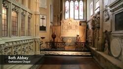 England, Bath Abbey - Getsheman chapel Stock Footage