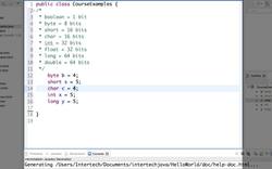 Complete Java SE 8 Developer Bootcamp - Primitive Conversion Instructional Video