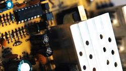 4K Dolly shot: Circuit Board Stock Footage