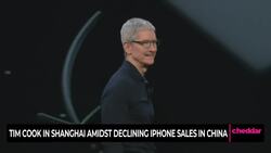 Tim Cook in Shanghai Amidst Declining iPhone Sales in China News Clip
