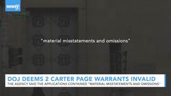 DOJ Deems 2 Of 4 Surveillance Warrants For Carter Page Invalid News Clip