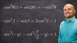 Verify Trigonometric Identity Using Pythagorean Identities | 3 Examples Instructional Video