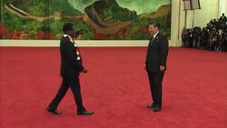 Arrivals for gathering of African leaders in Beijing Instructional Video