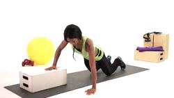 How to Do an Up & Over Box Jump Plyometric Exercise Instructional Video