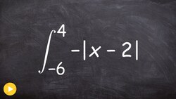 How to evaluate the definite integral of absolute value Instructional Video