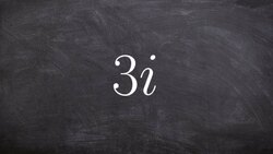 Writing the equation of a polynomial given a complex root Instructional Video