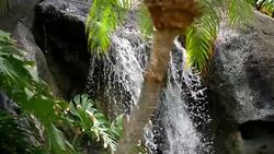 Waterfall in slow motion 180fps Stock Footage