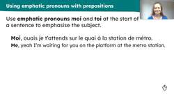 Ma ville, mon pays : prepositions and emphatic pronouns lui, elle, eux, elles Instructional Video